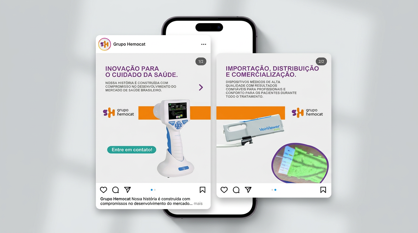 Healthcare Carousel Post: social media design
