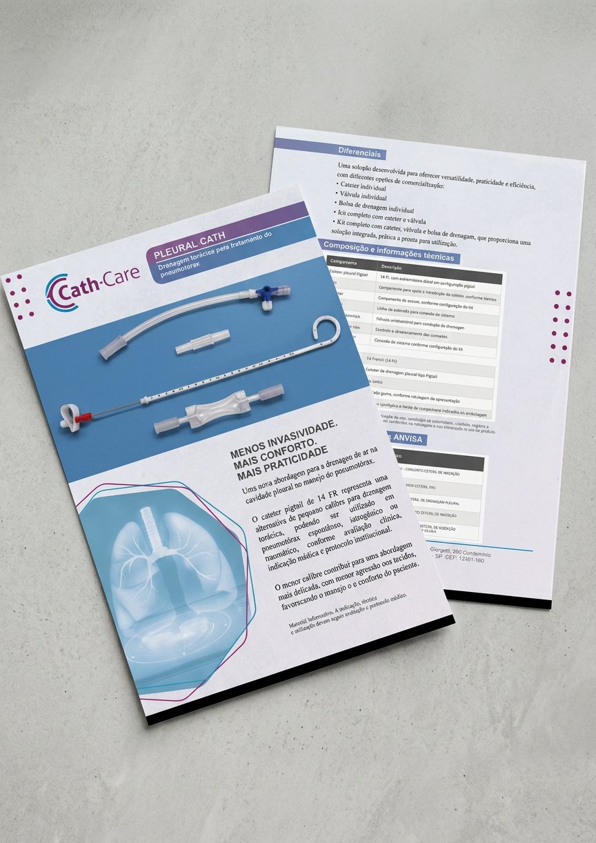 Healthcare Product Brochure II: brochure design