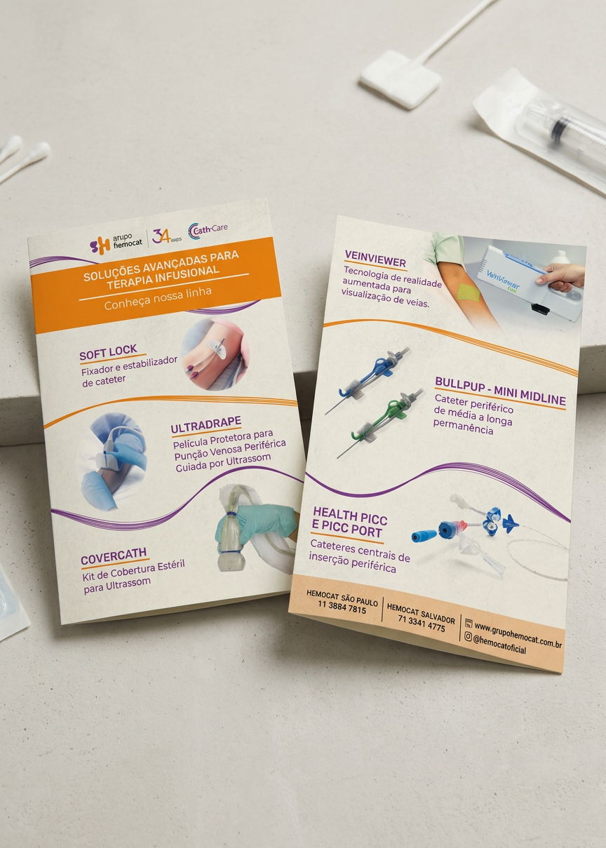 Healthcare Product Brochure: brochure design