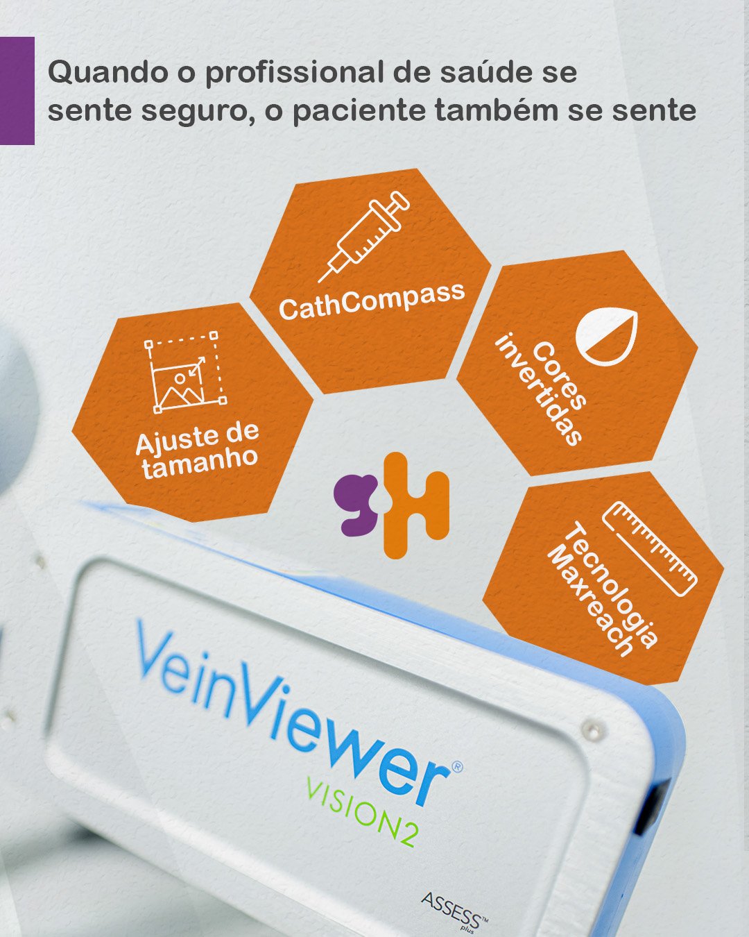 VeinViewer Social Media Post: social media design